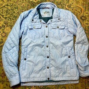Stio Sky Blue Quilted Skycrest Jacket
